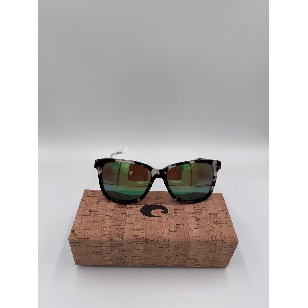 New Costa Del Mar May Shiny Tiger Cowrie Green Mirror 580G Glass Polarized Lens